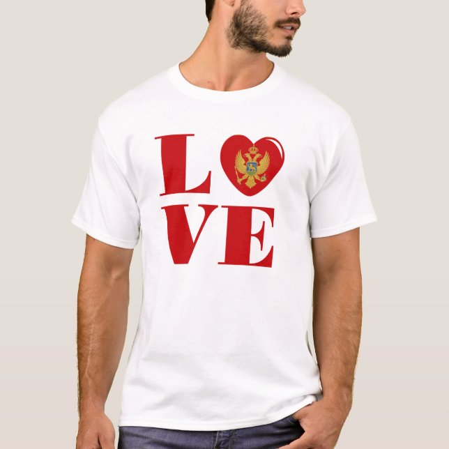 Camiseta Amo Montenegro (Anverso)