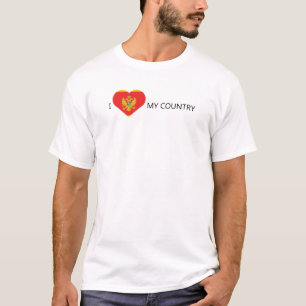 Camiseta Amo Montenegro