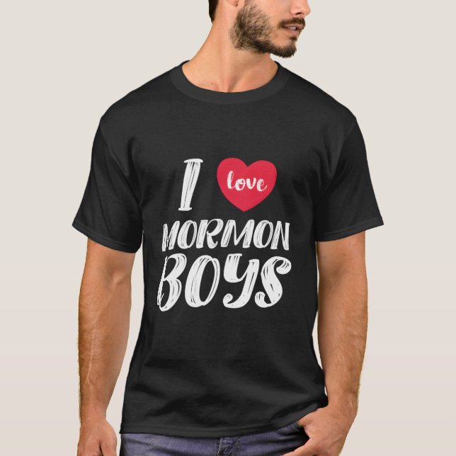 Camiseta Amo Mormón Él Lds (Anverso)