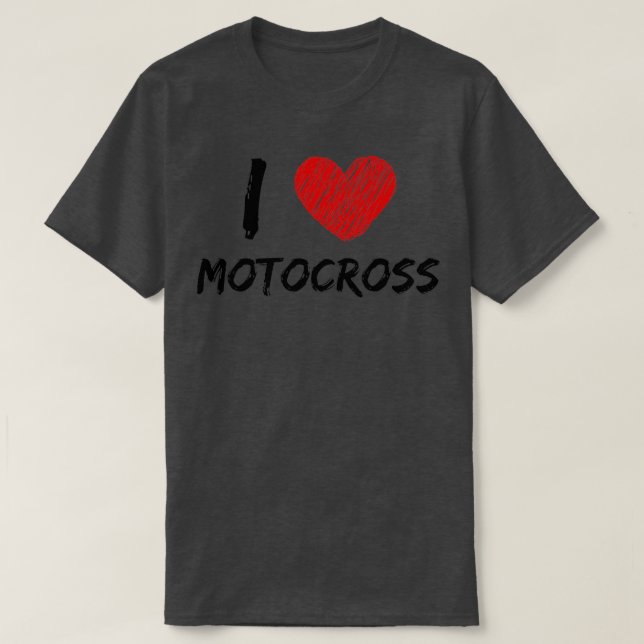 Camiseta Amo Motocross (Diseño del anverso)