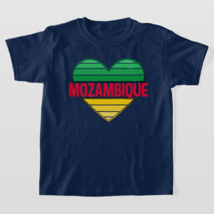 Camiseta Amo Mozambique, el corazón de Mozambique