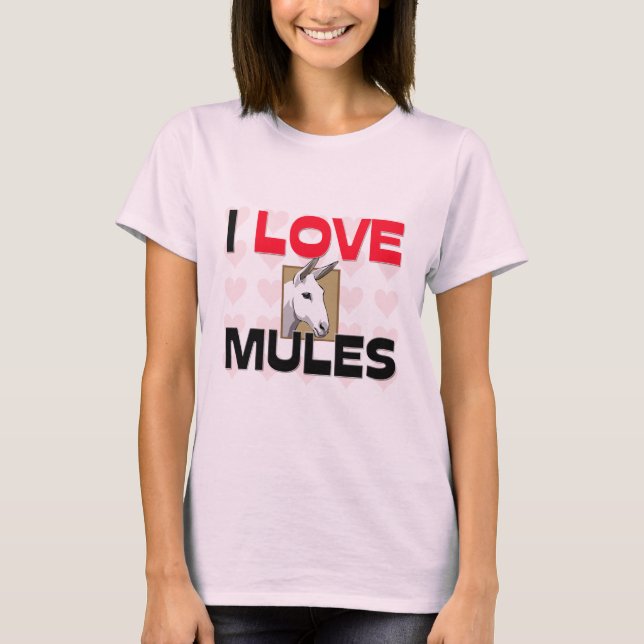 Camiseta Amo mulas (Anverso)