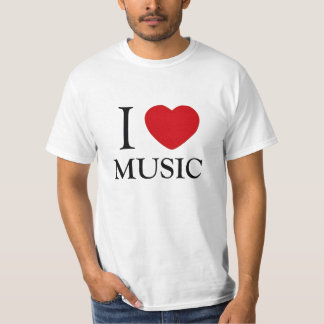 Camiseta Amo música