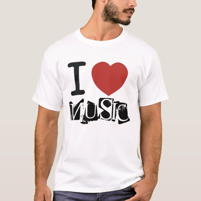 Camiseta Amo música (Anverso)
