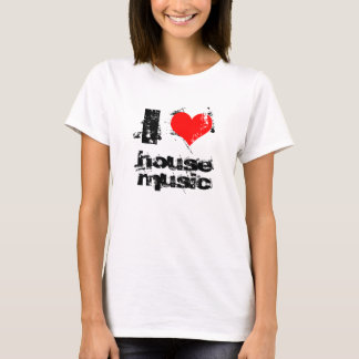 Camiseta Amo música de la casa