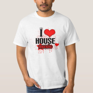 CAMISETA AMO MÚSICA DE LA CASA