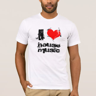 Camiseta Amo música de la casa