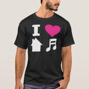 Camiseta Amo música de la casa