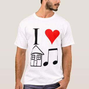 Camiseta Amo música de la casa