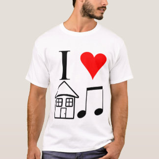 Camiseta Amo música de la casa