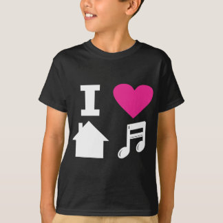 Camiseta Amo música de la casa