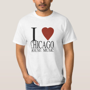 Camiseta Amo música de la casa de Chicago