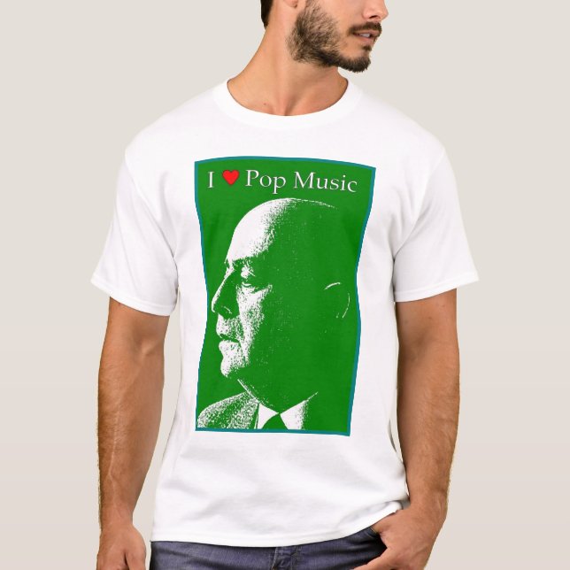 Camiseta Amo música pop (Anverso)