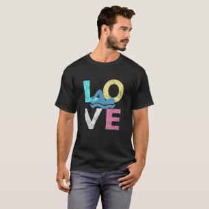 Camiseta AMO nadar el gran regalo de los nadadores para