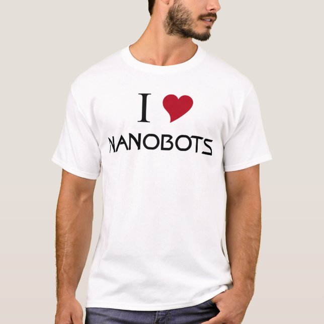 Camiseta amo nanobots (Anverso)