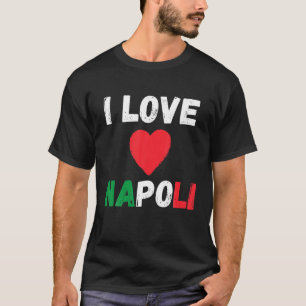Camiseta Amo Napoli I Heart Italy Napoli Family Travel S