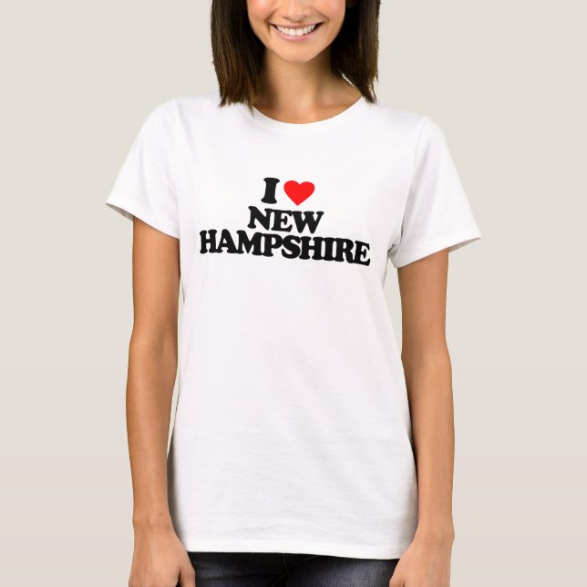CAMISETA AMO NEW HAMPSHIRE (Anverso)