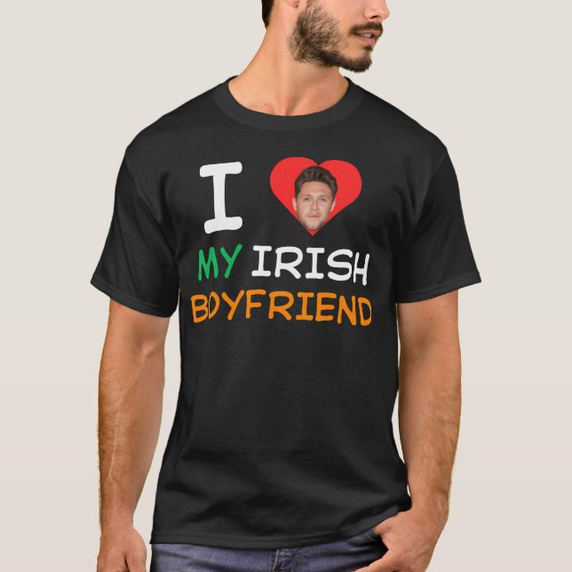 Camiseta Amo Niall Tshirt Mi novio irlandés (Anverso)