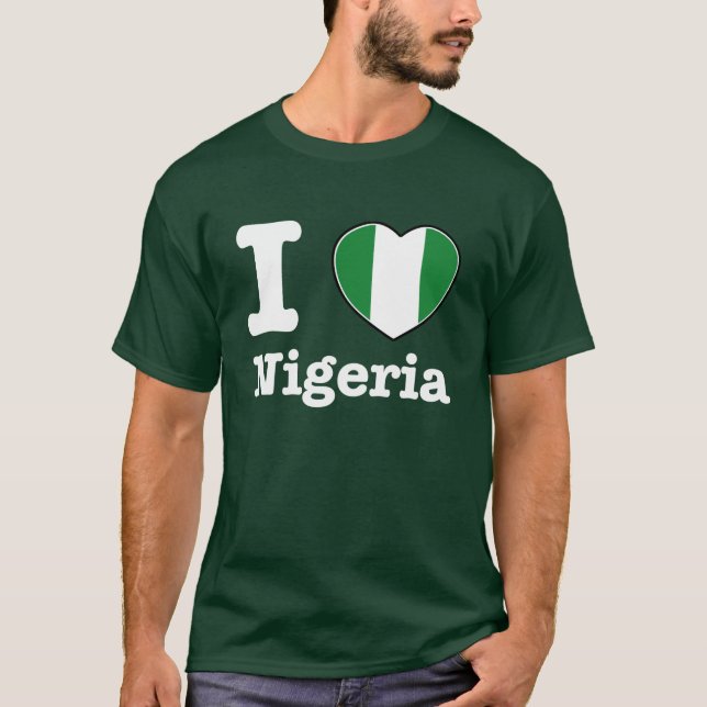 Camiseta amo Nigeria (Anverso)