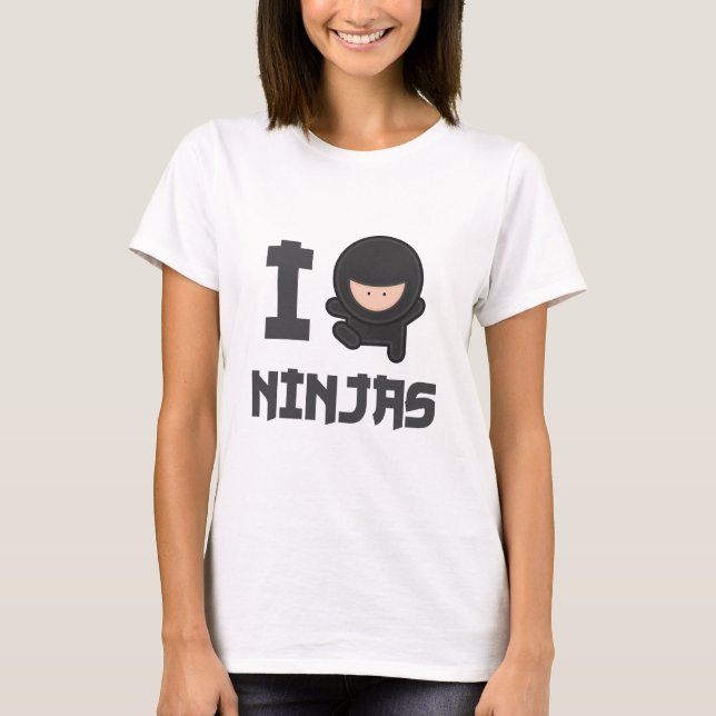 Camiseta Amo ninjas (Anverso)