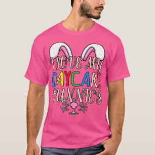 Camiseta Amo Niños-Niñas de cuidado diurno Profesores