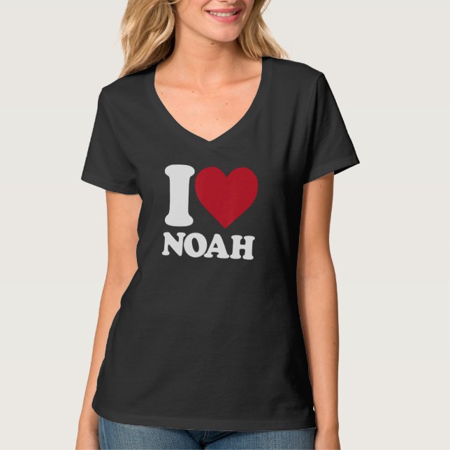 Camiseta Amo Noah - Yo corazón Noah (Anverso)
