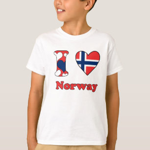 Camiseta Amo Noruega