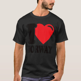 Camiseta Amo Noruega Patria Noruega Bandera Noruega 1