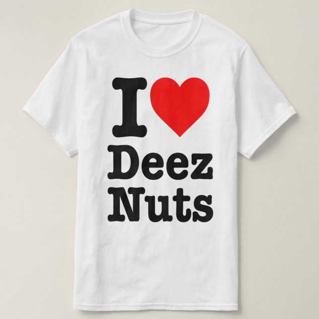 CAMISETA "AMO NUECES DE DEEZ " (Diseño del anverso)