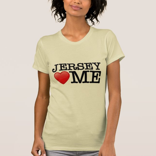 Camiseta Amo Nueva Jersey, NJ me ama (Anverso)