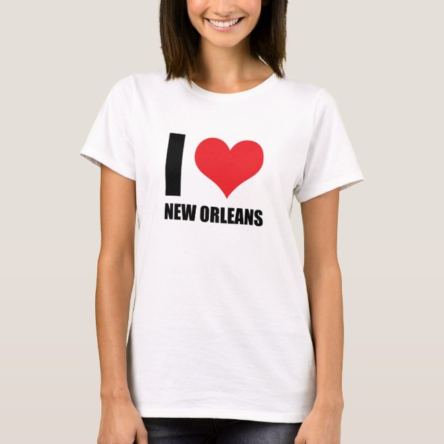 Camiseta Amo Nueva Orleans (Anverso)