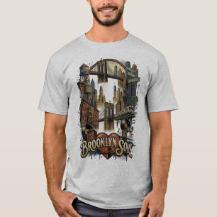 Camiseta Amo Nueva York Brooklyn Soul