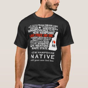 Camiseta Amo Nuevo Hampshire
