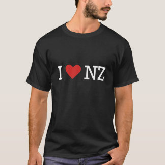 Camiseta Amo NZ (para la oscuridad t)