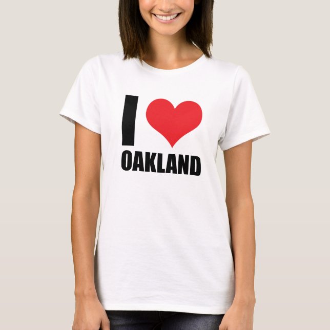 Camiseta Amo Oakland (Anverso)