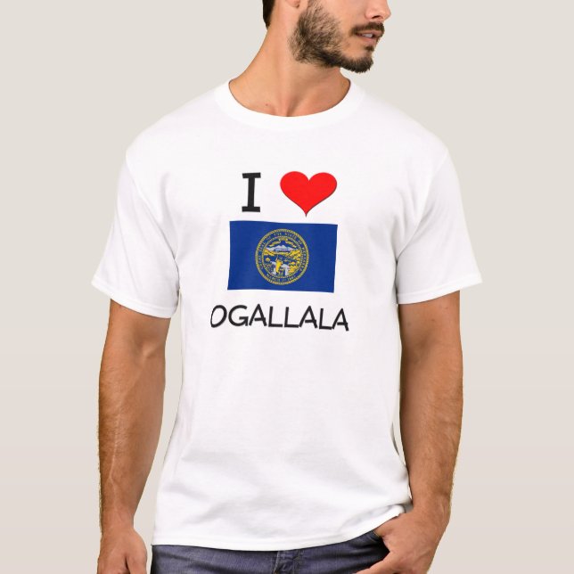 Camiseta Amo Ogallala Nebraska (Anverso)