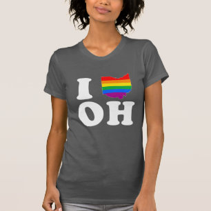 CAMISETA AMO OHIO GAY - BLANCO - .PNG