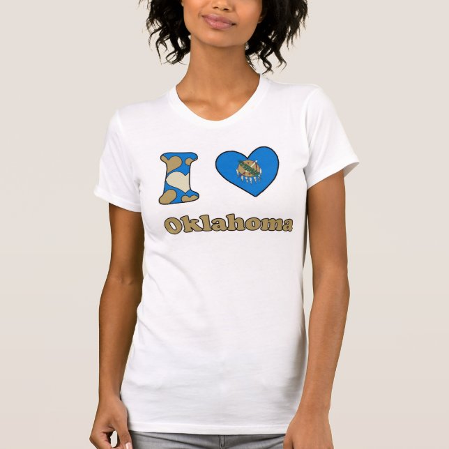 Camiseta Amo Oklahoma (Anverso)