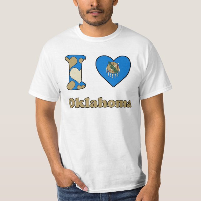 Camiseta Amo Oklahoma (Anverso)