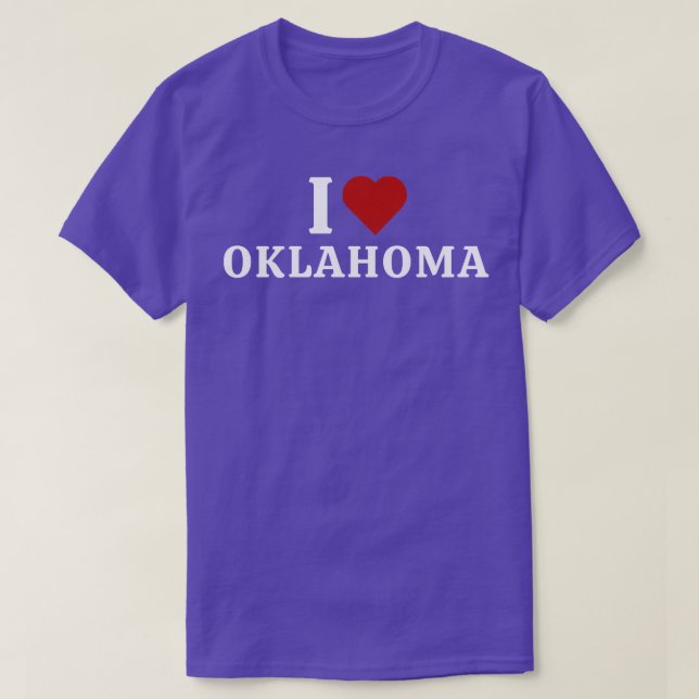 Camiseta Amo Oklahoma 4 (Diseño del anverso)