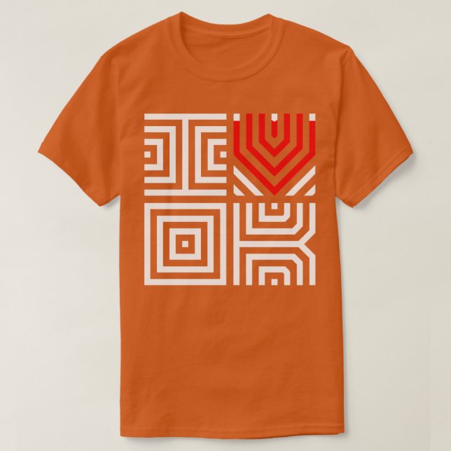 Camiseta Amo Oklahoma 5 (Diseño del anverso)