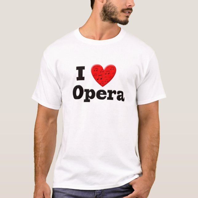 Camiseta Amo ópera (Anverso)