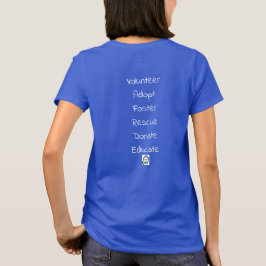 Camiseta Amo oscuridad del perro del refugio de Lucy