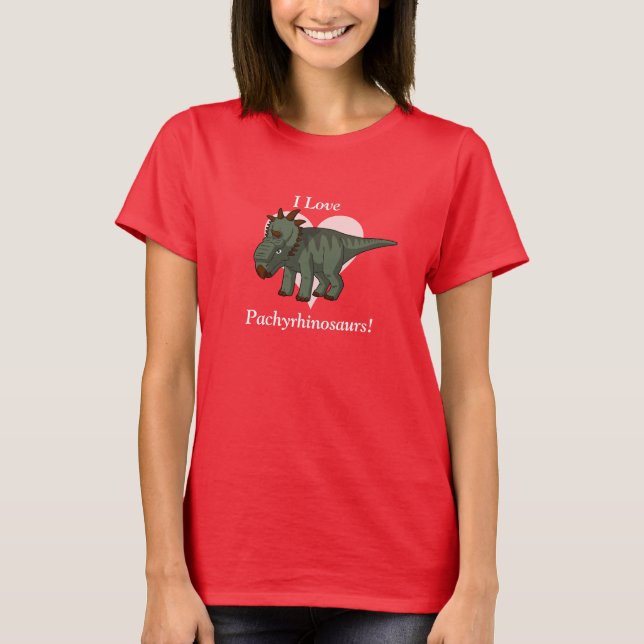 Camiseta ¡Amo Pachyrhinosaurs! (Anverso)