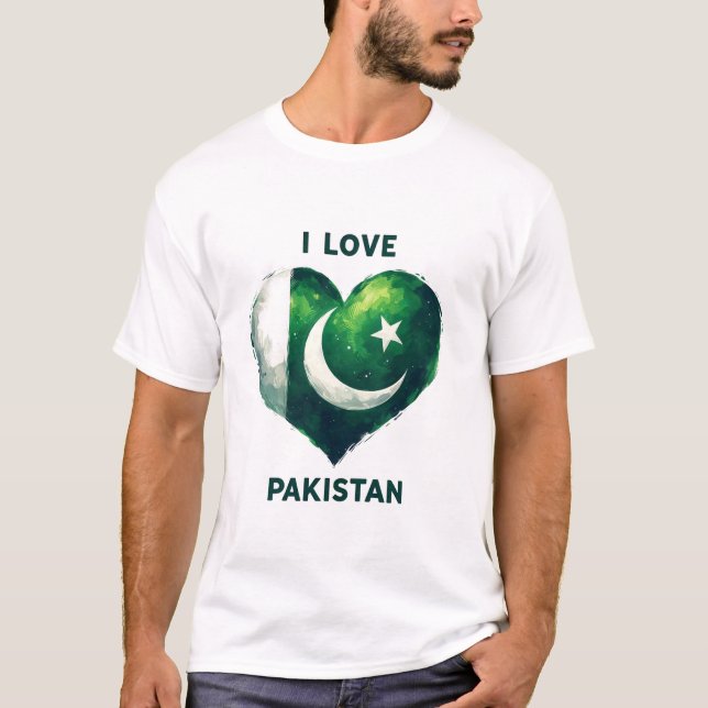Camiseta Amo Pakistán (Anverso)