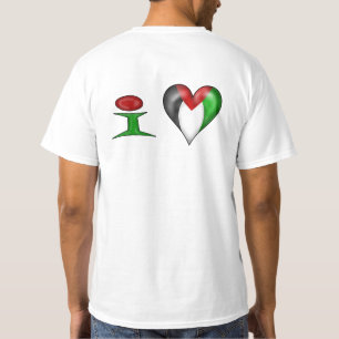 Camiseta Amo Palestina Corazón de Palestina