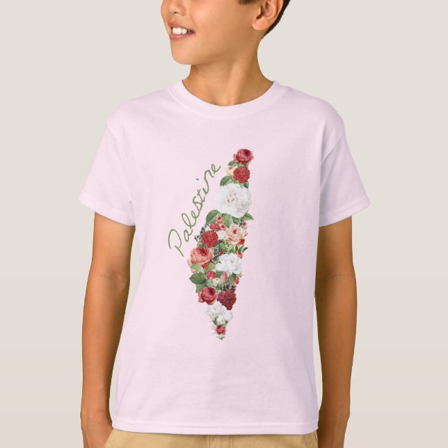 Camiseta Amo Palestina Mi Mapa Palestino (Anverso)