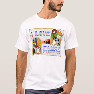 Camiseta ¡Amo palomas de lujo!