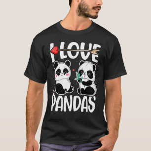 Camiseta Amo Pandas Panda Bear
