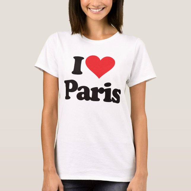 Camiseta Amo París (Anverso)